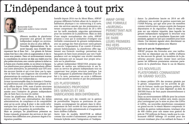 Read more about the article L’indépendance à tout prix